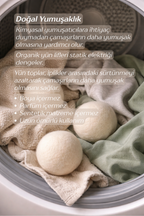 Woolyball Çamaşır Kurutma Makinesi Için Uçucu Yağlar Seti 4 Adet 5ml (1 Adet Yün Kurutma Topu XL Hediye)