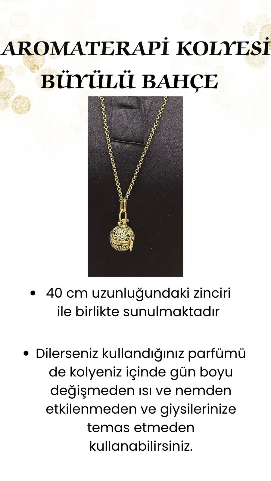 Aromaterapi Kolyesi/ BÜYÜLÜ BAHÇE